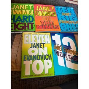 Janet Evanovich Stephanie Plum Hardcover Book Lot 8-12 First Editions Mystery